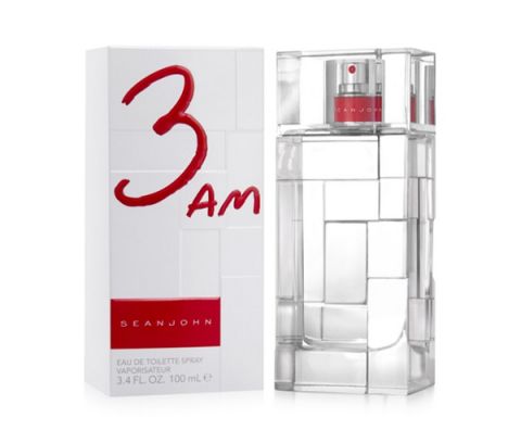 Photo of Sean "Diddy" Combs 3 am Fragrance packaging