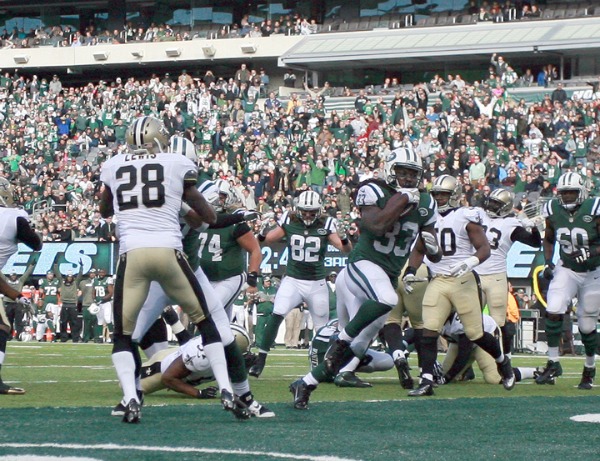 Chris-Ivory-destroyed his former team on Sunday Credit Mike Henringuez