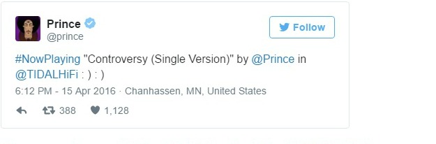 Prince Tweet About his illness on 04152016 cropped