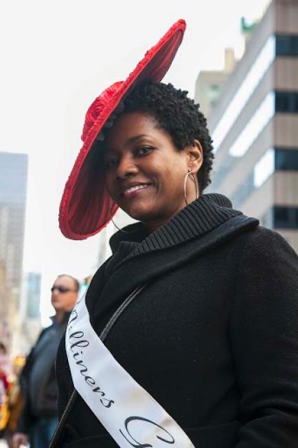 lisa-mcfadden-at-Easter-Parade-on-NYC-Fifth-Avenue Derrick-Davis The-Root