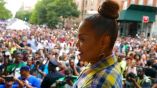 Janet Jackson, performing a free concert in Harlem during Harlem Week 2018