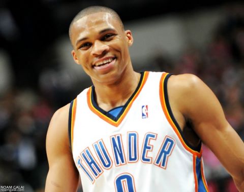 Oklahoma City Thunder point guard Russell Westbrook