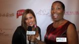 Nadine Ramos, CEO and Founder, Lasio, Inc., and sponsor of Shopping Night Out, talking with What&#039;s The 411TV correspondent, Barbara Bullard on the Shopping Night Out red carpet
