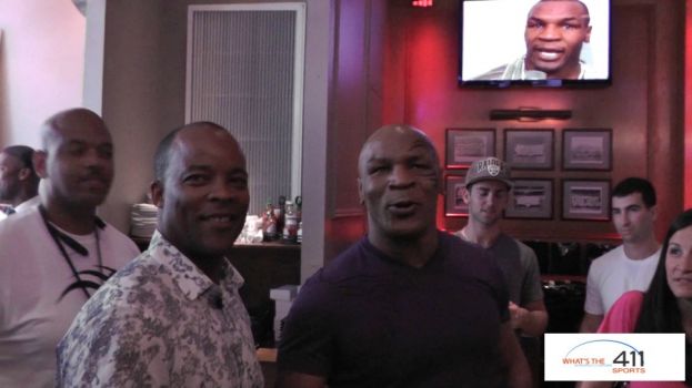 Reporter and Author George Willis and Mike Tyson