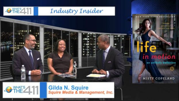 Valentino Carlotti, Head, Securities Division, Institutional Clients Group; Gilda N. Squire, Squire Media and Management; and What&#039;s The 411TV host, Glenn Gilliam