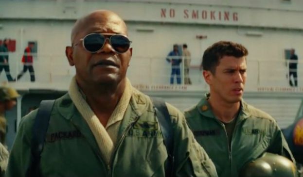 Samuel L. Jackson in the movie Kong: Skull Island  