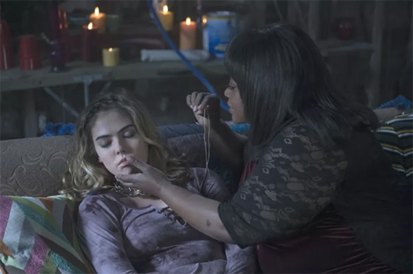 Octavia Spencer (right), lead actress in the movie, Ma, and Diana Silvers