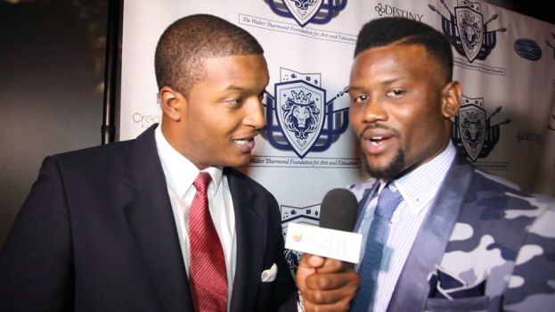 What&#039;s The 411Sports reporter, Chris Graham talking with New York Giants cornerback Walter Thurmond about the Launch of the Walter Thurmond Foundation for Arts and Education