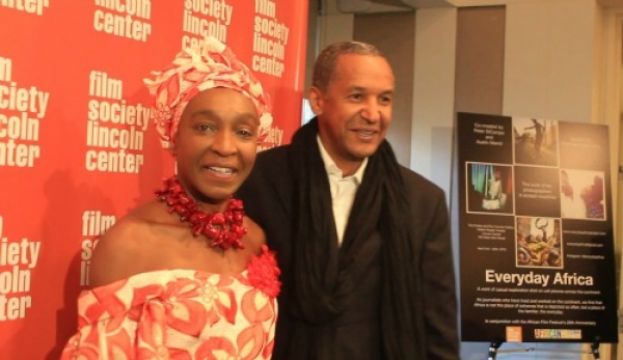 NYFF Founder and Executive Director Mahen Bonetti (left) and African Filmmaker Abderrahmane Sissako