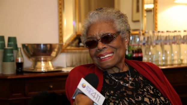What&#039;s The 411 correspondent Kizzy Cox interviewing Dr. Maya Angelou at the National Book Awards in November 2013. Dr. Angelou passed away today at age 86
