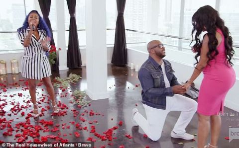 After weeks of separation, Dennis McKinley proposes to Porsha Williams during Caribana in Toronto, Canada  
