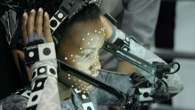 Lupita Nyong&#039;o in a Star Wars: The Force Awakens leaked photo; her character has not been confirmed as yet.