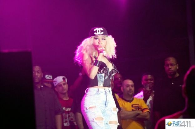 Nicki Minaj performing at Hot 97's Summer Jam concert